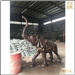 酒店別墅門口銅雕大象批發 酒店別墅門口銅雕大象批發