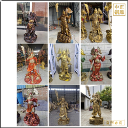 拿刀關公像鑄造 拿刀關公像鑄造