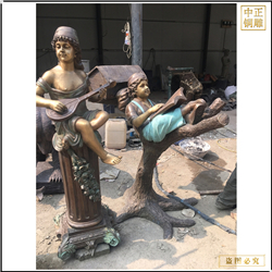 鑄銅關公 廠家定做西方人物雕塑