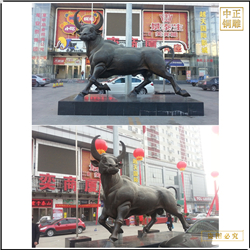 鑄銅關公 大型銅牛雕塑
