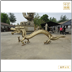 鑄銅關公 室外大型景觀銅龍雕塑鑄造
