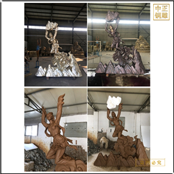 鑄銅關公 純銅城市雕塑制作