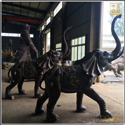 酒店門口銅雕大象鑄造價格 酒店門口銅雕大象鑄造價格