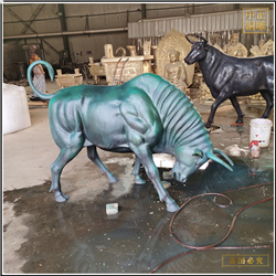 鑄銅關(guān)公 大型純銅牛雕塑