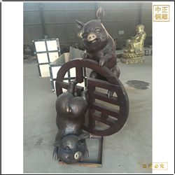 吉祥小豬擺件鑄造 吉祥小豬擺件鑄造