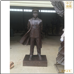 鑄銅關(guān)公 大型室外人物銅雕塑