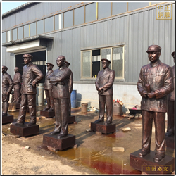 鑄銅關(guān)公 室外大型名人雕塑鑄造