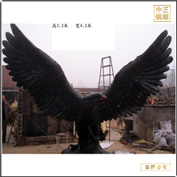 鑄銅關公 純銅老鷹擺件廠家