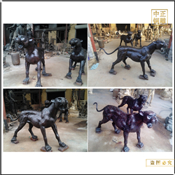 鑄銅關公 河北金錢豹鑄造廠家