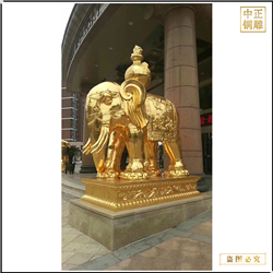 企業門口銅大象 企業門口銅大象