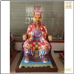 鑄銅關(guān)公 室內(nèi)小型龍王雕塑