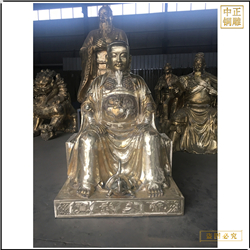 鑄銅關(guān)公 貼金真武大帝神像制作