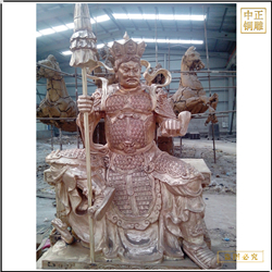 鑄銅關(guān)公 4米四大天王銅像加工廠