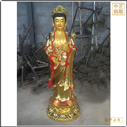 彩繪西方三圣佛像鑄造廠家 彩繪西方三圣佛像鑄造廠家