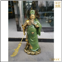 辦公室武財神關二爺銅佛像 辦公室武財神關二爺銅佛像