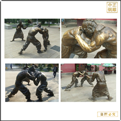 步行街腳力爭雄雕塑 步行街腳力爭雄雕塑