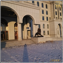 鑄銅關公 酒店大型銅獅子制作