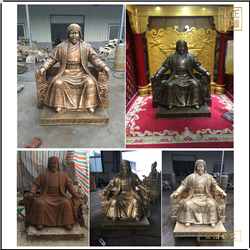 鑄銅關公 純銅成吉思汗制作廠