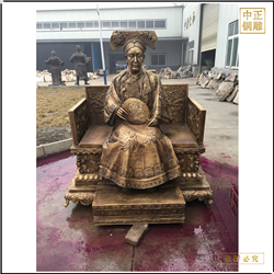 鑄銅關公 古代慈禧太后坐像價格