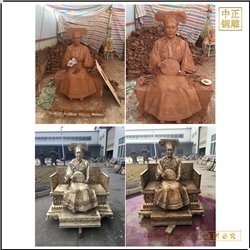 鑄銅關公 純銅古代慈禧太后制作廠家