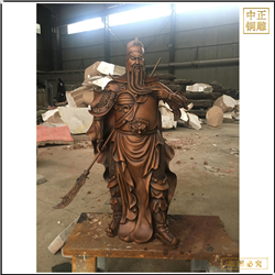 室外大型立式武財神關公銅雕 室外大型立式武財神關公銅雕