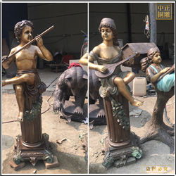 鑄銅關公 鑄造大型西方人物雕塑