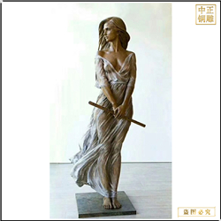 鑄銅關公 廠家銷售西方人物雕塑