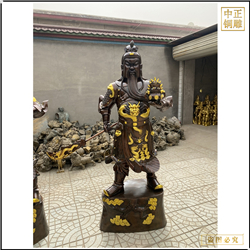 鑄銅關(guān)公 批發(fā)關(guān)圣大帝銅雕擺件