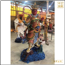 鑄銅關(guān)公 鑄銅四大天王佛像工廠