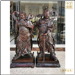 鑄銅關公 供應寺廟大殿韋陀菩薩銅佛像