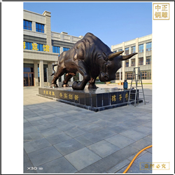 鑄銅關(guān)公 五米黃銅孺子牛雕塑
