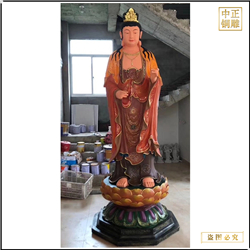 鑄銅關(guān)公 大型觀音菩薩雕塑鑄造廠家