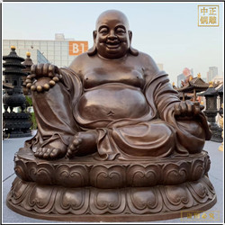 鑄銅關(guān)公 大型彌勒佛銅像報價