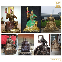 定制各種銅關公雕塑 定制各種銅關公雕塑