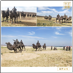 鑄銅關公 室外大型銅駱駝擺件