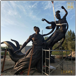 鑄銅關公 大型園林鳳凰於飛雕塑