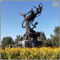 鑄銅關公 園林鳳凰於飛銅雕塑鑄造