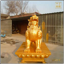 鑄銅關公 室外大型銅貔貅雕塑價格