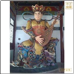 鑄銅關(guān)公 4米鑄銅四大天王擺件