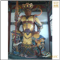 鑄銅關(guān)公 3米鑄銅四大天王制作廠