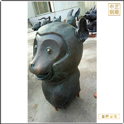 鑄銅關公 定制十二生肖銅雕塑
