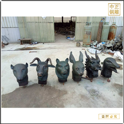 鑄銅關公 純銅十二生肖雕塑價格