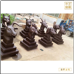 鑄銅關公 純銅十二生肖擺件全套價格