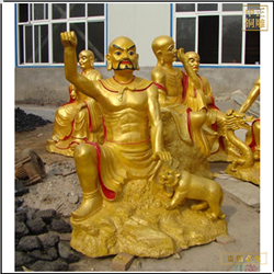 鑄銅關公 銅雕十八羅漢廠家