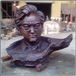 鑄銅關(guān)公 純銅施光南半身像鑄造