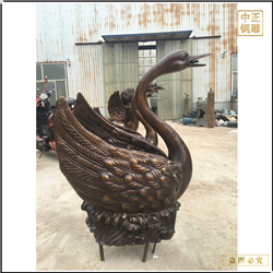 鑄銅關(guān)公 廣場擺放銅天鵝制作