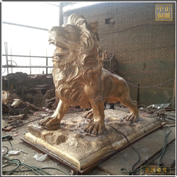 鑄銅關(guān)公 西方銅獅子雕塑價格