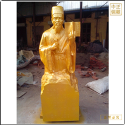 鑄銅關公 古代醫學名人李時珍銅雕塑