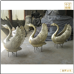 鑄銅關公 銅天鵝擺件鑄造