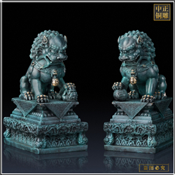 鑄銅關公 栩栩如生銅獅子鑄造